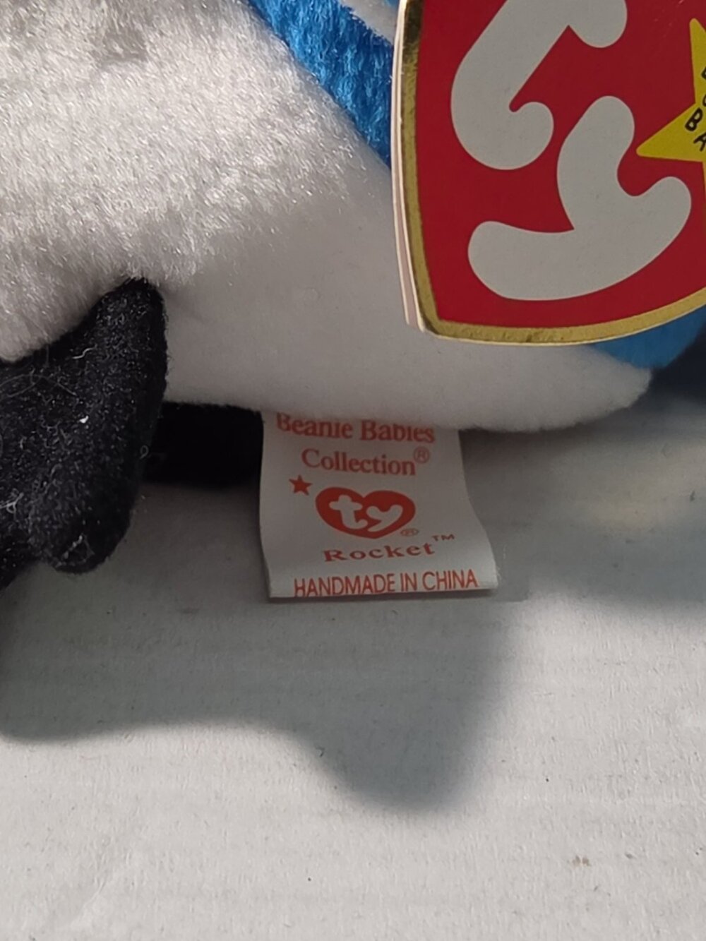 Ty Beanie Baby Rocket the Blue Jay Set Standard & Teenie Beanie 1998 NWT Bird - Picture 14 of 16